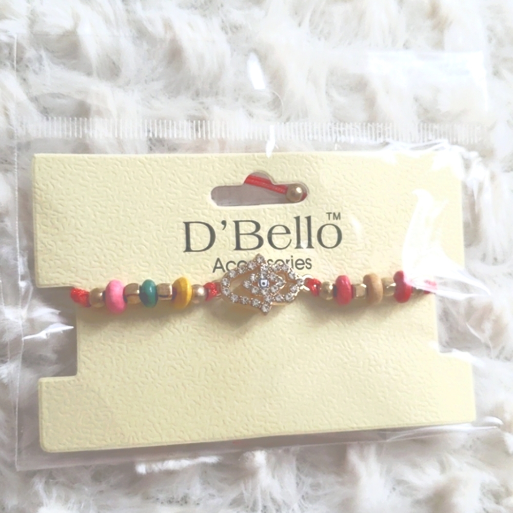 D'Bello Accessories evileye Bracelet tie Adjustable